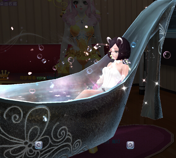 TOUCH奢华浴缸黑色 _ 游戏截图 - 07073Touc