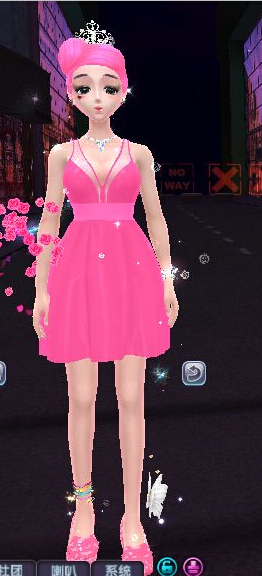 touch嬉春女装粉色效果展示